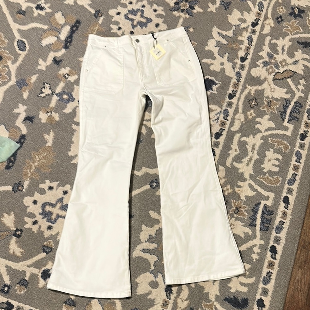 White Flared Pants
